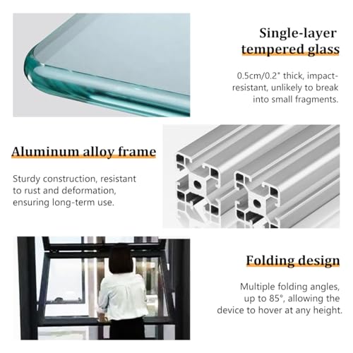 Ventana plegable de aluminio para servir comida en terrazas y cafeterías 5