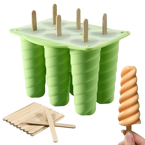 Ice Lolly Moulds with Wooden Sticks