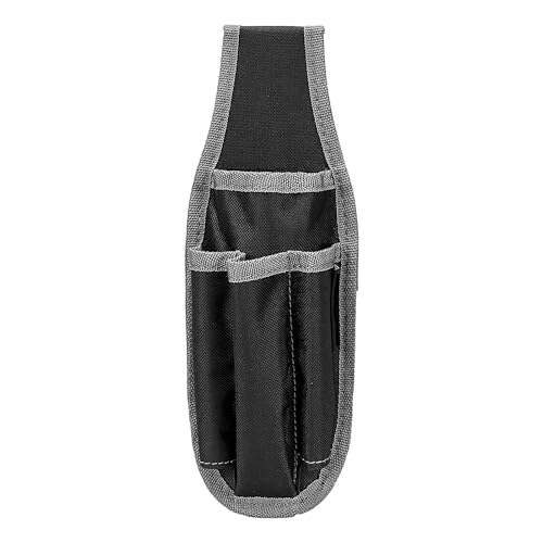 Pequeña bolsa de herramientas | Soporte con clip de metal | Bolsa organizadora de herramientas y riñonera, para hombres, mecánicos, técnicos, constructores, destornilladores
