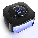 Belle Cordless UV LED Nail Lamp, 54W Large Screen Gel Nail Dryer with Touch Control & Sensor Timer,