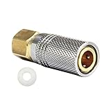 HMKUGO Paintball PCP 1/8' BSPP Female Thread Coupler HPA CO2 Air Tank Refill Connector Quick Disconnect Quick Release Adapter Fitting