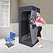 Portable Steam Sauna Tent 180x80x80cm, Indoor Personal Home Spa Room for Relaxation, Far Infrared Sauna Kit with Heating Panel, Foldable Sweat Therapy Cabin for Detox Weight Loss, Home Steam Room