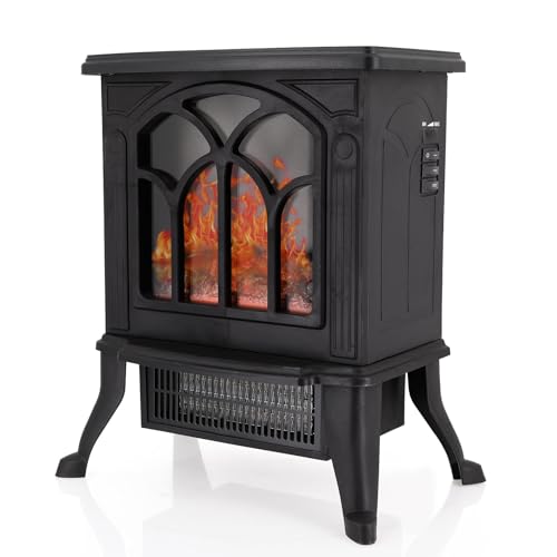 feneihe Chimine Electrique Effet Flamme, 1500W Radiateur Inertie Inertie, Cheminee Decorative, 2 Niveaux de Puissance, Thermostat Réglable et Contrôle Indépendant des Flammes, Zone Couverture 20 UE feneihe Chimine Electrique Effet Flamme, 1500W Radiateur Inertie Inertie, Cheminee Decorative, 2 Niveaux de Puissance, Thermostat Réglable et Contrôle Indépendant des Flammes, Zone Couverture 20 UE