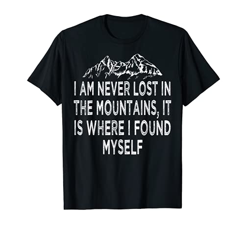 Hiking Fan Hike Mountain Outdoors Nature Camiseta