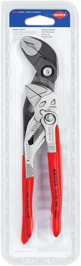 Alicates KNIPEX para evitar tuercas dañadas y tuberías rayadas en montajes 6