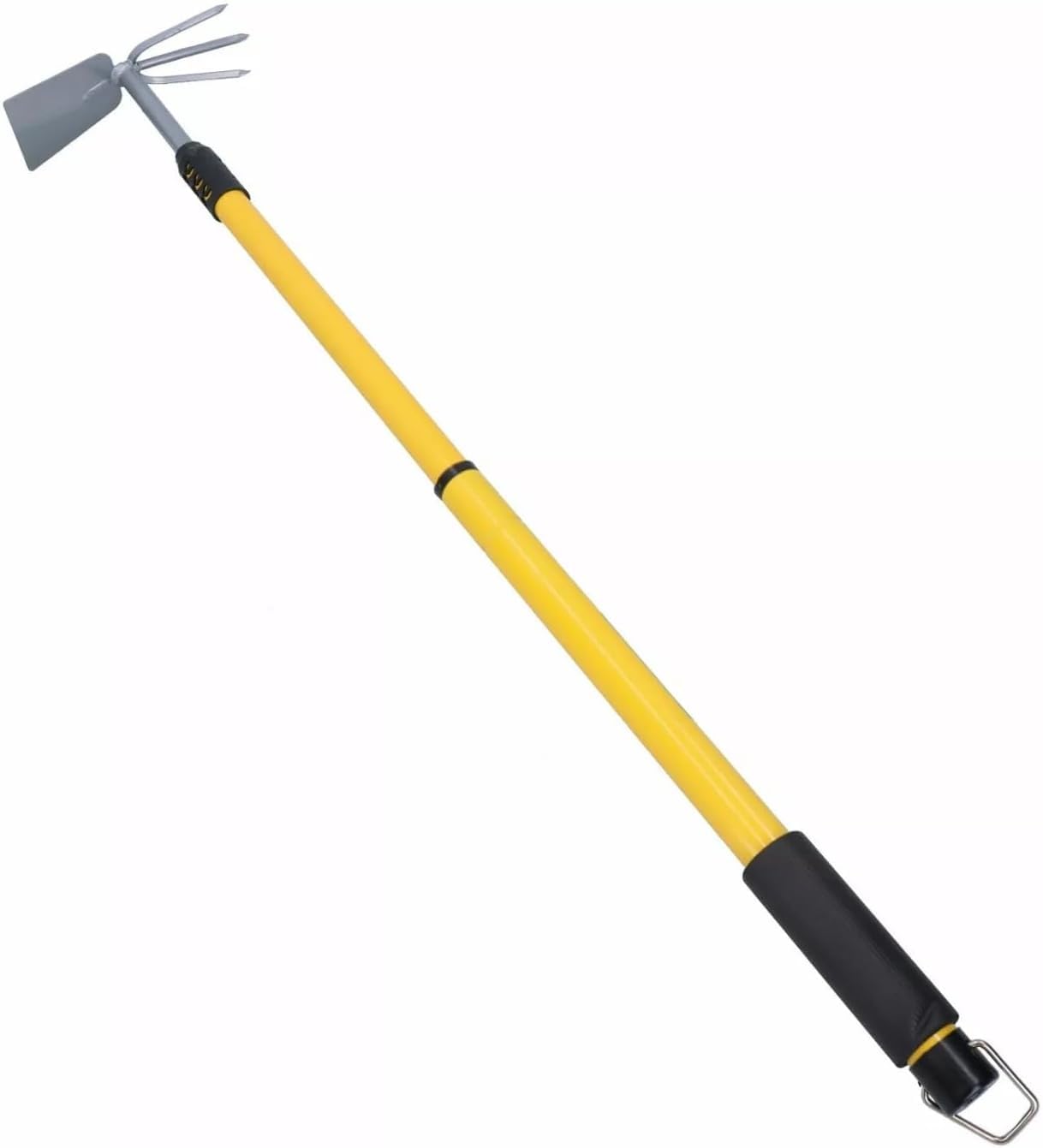 Garden Mile Telescopic Weed Remover Tool – Extendable Garden Weeding Tool (66–96cm), Double Ended Carbon Steel Head with Cushion Grip Handle for Patio, Lawn & Garden Weeds