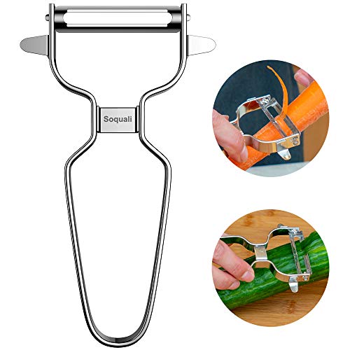 Vegetable Peeler Stainless Steel for Kitchen - Y Peeler Safe to Use, Veggie