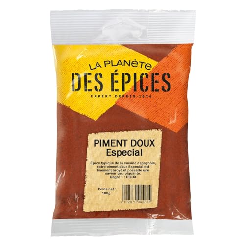 Piment doux moulu saveur douce et authentique épice moulue pot de 100g x4