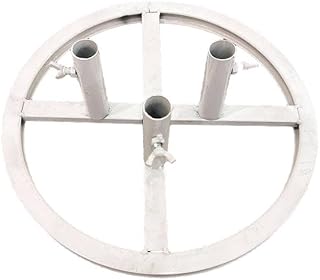 Flower Pole Display Stand, Wedding Giant Flower Standing Base, Reusable Wedding Decorations,DIY Crafts Round Flower Holder for Reception Party Decor Anniversary Ceremony Event, 3 Tubes