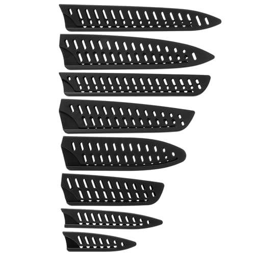 8PCS Chef Knife Sheath, Edge Guards Set, Safety Knife Covers, Universal Blade Covers, Sheath Blade Protector for 10