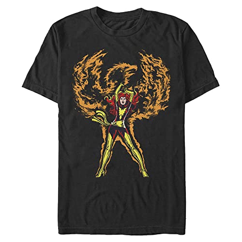T-shirt Phoenix Rises Marvel noir pour vos sorties geek et moments détente