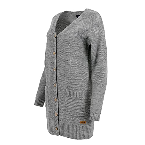 ICEWEAR Mæja Long Wool Women's Cardigan2