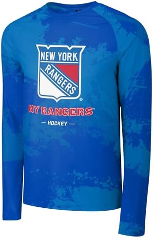 FOCO NHL Men's Official Primary Logo Wordmark Paint Stroke Polyes...