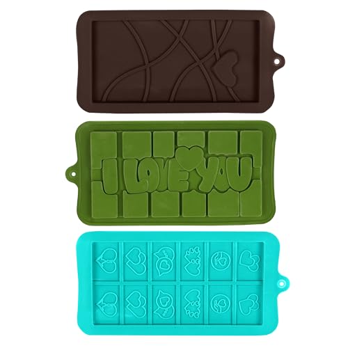 KARP Multi Chocolate Bar Mould/Chocolate Making Mould Waffle Shape Mold For ValentineS Diy Baking, Jelly, Candy, Fondant (3Pcs Bar Mold), 18.5 x 10 x 2 Cm (B0CQ4X7NH2) Amazon Price History, Amazon Price Tracker