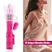Portable 12 Thrusting Rotating Modes G-Spōt V-Î-B-râtor Wand Massager Silicone Waterproof Rechargeable Massage