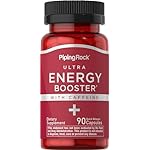Piping Rock Energy Supplement with Caffeine | 90 Capsules | Quick Release Energy Booster Pills | Non-GMO, Gluten Free Formula