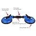 IMT Glass Suction Cup Dual Cups 2 Pack, Heavy Duty Vacuum Plate with Adjustable Handle Glass Holder to Lift Large Glass/Auto Glass Windshield Installation/Tiles Mirrors Moving, 260lb Suction Power