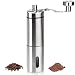 WENFENG Manual Coffee Grinder, Adjustable Ceramic Conical Burr Grinders for Precision Brewing, Stainless Steel Coffee Grinder for Home & Traveling