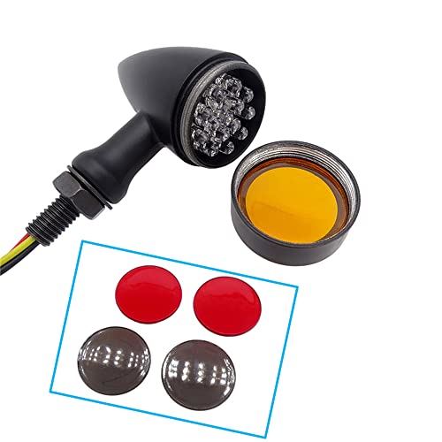 1 Conjunto De Luz Indicadora De Freio De Led Universal Para Motocicletas Para Harley Chopper Cruiser