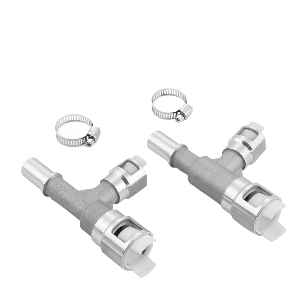 Aruwswoce Onecolor Metal Hvac Heater Hose Connector 15055342 15055343 Compatible With Escalade Tahoe Silverado Sierra Yukon