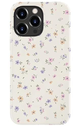 DorisMax for iPhone 13 Pro Max Case - Wireless Charging - Cute Wildflower
