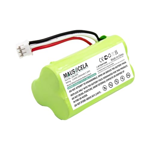 MAUSOCELA 3AA-HHC Speaker Replacement Battery Compatible with Life on Record A28-2000mAh/7.20Wh-3.6V Ni-MH