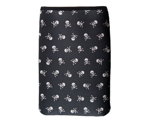 OP/TECH USA 4641751 Smart Sleeve 751, Neoprene Sleeve for Kindle DX (7.5 x 11.2), Skulls
