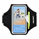 Brazalete Deportivo para Corre con Airpods Holder,HAISSKY Brazalete Móvil Deportivo para iPhone 11 Pro MAX/iPhone 11 Pro/iPhone XS MAX/iPhone XR/ 8 Plus/8 Galaxy S9/S8 Plus,Huawei P20 hasta 6.8"