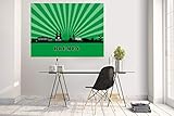 Beliebt als Geschenk. Überall im Haus nutzbar. Motiv Skyline Stadt Bild.