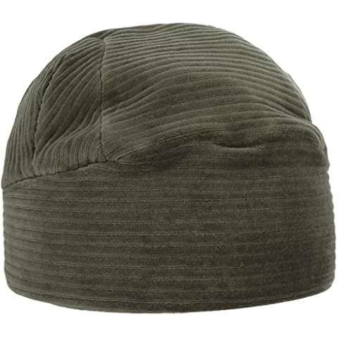 Mayser Gabi Velvet Jersey Women´s Beanie Women - Made in The EU Cloth hat Winter Autumn-Winter - L (59-60 cm) Olive Cover