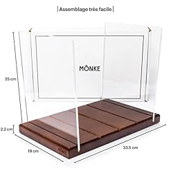 MÖNKE Rangement pour disques vinyle de qualité supérieure – Un porte-disque de style milieu du siècle – Capacité de 60… - Les Beatles, Paul McCartney, John Lennon, RIngo Starr, George Harrison MÖNKE Rangement pour disques vinyle de qualité supérieure - Un porte-disque de style milieu du siècle - Capacité de 60… – Image 7