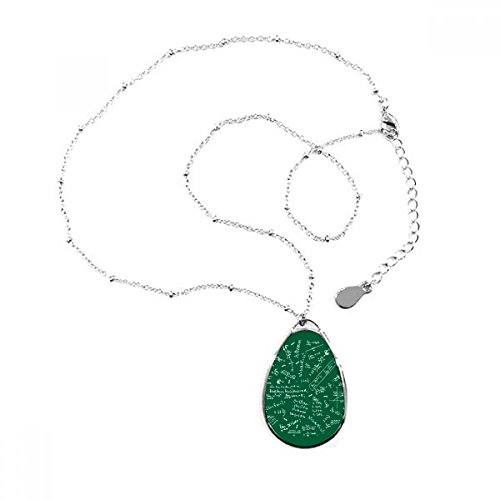 Formules de calcul sur un collier original à porter au lycée ou à l'université
