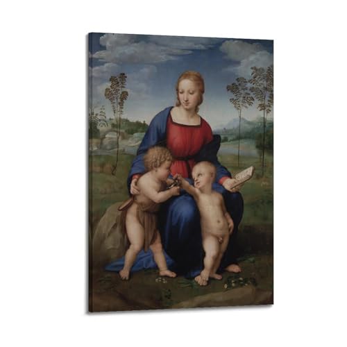 Poster Madonna Del Cardellino Raphael décoration école et maison