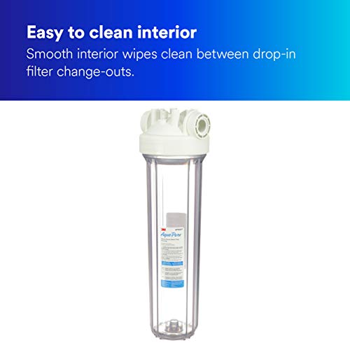 3M Aqua-Pure Ap800 Series Whole House Filter Housing Ap802B, 5639202, Large Diameter, Blue Sump, 20 In, 1" Npt (5585704) #TOP3