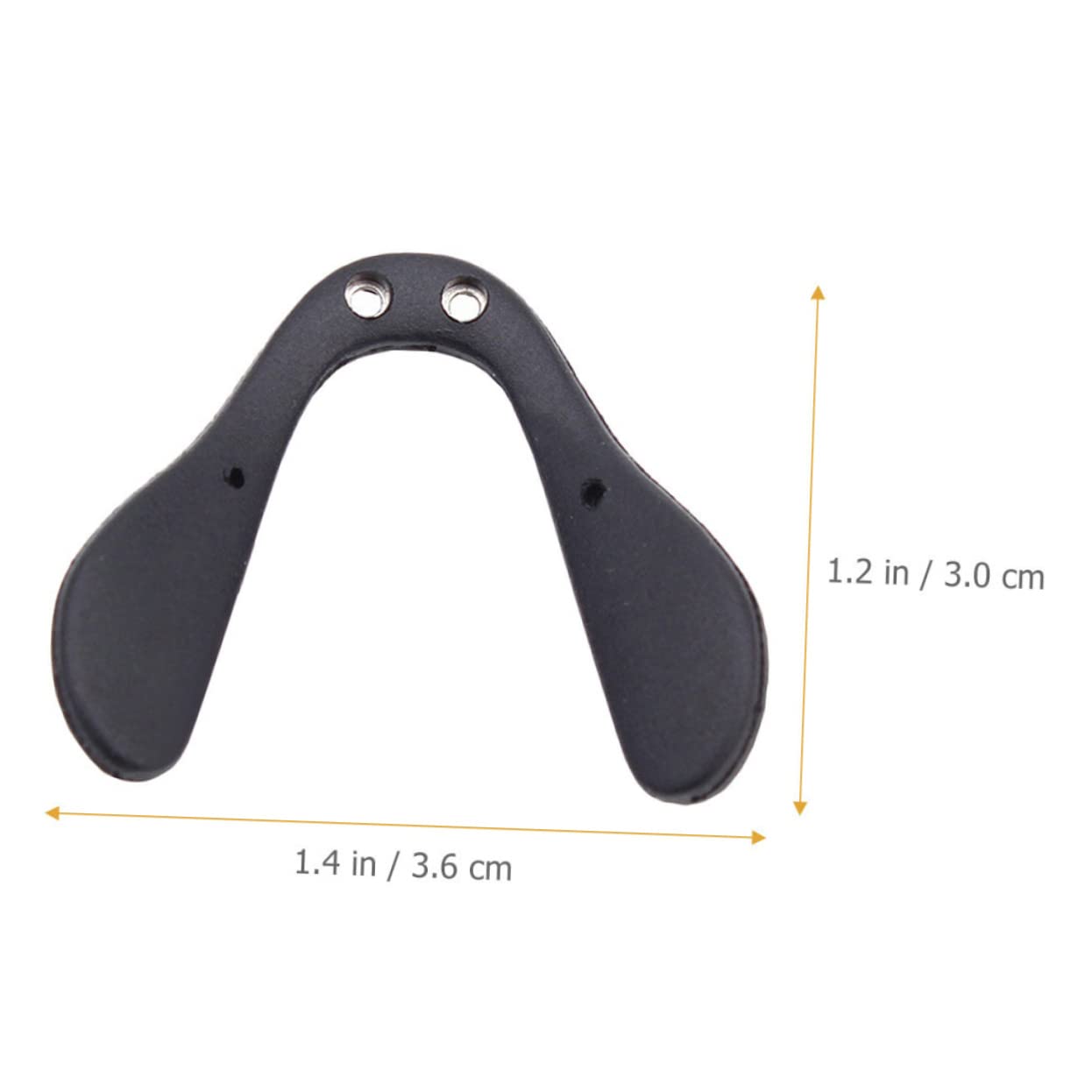 Didiseaon 24 Pièces Plaquettes De Lunettes Plaquettes Nasales tes De Nez De Lunettes Coussinet Antidérapant Pour Le Nez Enfant Protège- Tapis De Caoutchouc Black