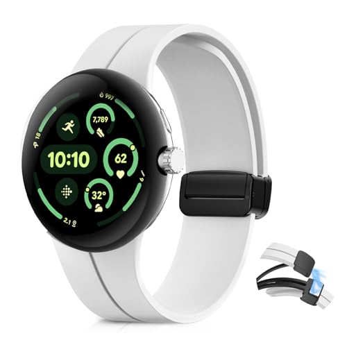 [SinRenn] �o���h Google Pixel Watch 3 45mm �Ή� �_�炩�� �V���R���� �e�� �����o���h ���C�t�� �}�O�l�b�g�o�b�N�� �x���g �T�C�Y���߉\ ���C�J�� �y�� �_��ȃV���R�� �����x���g �X�g���b�v �j���ʗp ���F�I�� 