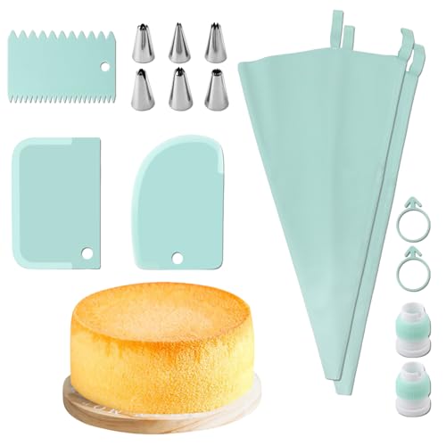 Set di attrezzi per tubazioni con diversi suggerimenti, semplici sacchetti per manicotti, decorativi per cupcake, dessert, feste,