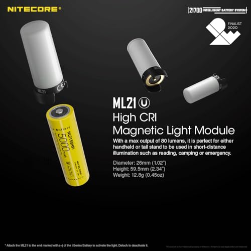 Image of Nitecore Combo: MPB21-NB10000 NB10000 10,000mAh GEN 2 Lightweight, Ultra Slim, Quick Charge Dual Output USB-C Power Charger w Intelligent Battery System MPB21 KIT: 3-in-1 Light, Charger