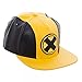 X-Men Suit Up PU Snapback Hat (One Size - Adult - Ages 14+, Black/Yellow)