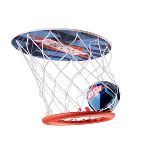 Official Jesser Mini Ceiling Basketball Hoop with (2) 3.75 Exclusive Balls | Fun Indoor Game for All Ages 6+ Gift for Kids Children Teens & Families Bedroom & Playroom | Toy for Boys & Girls
