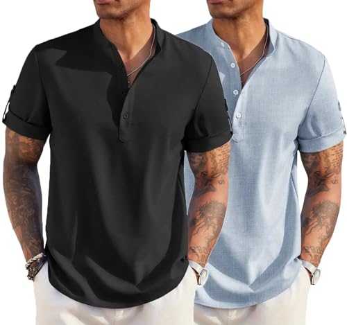 Image of Lymio Men Shirt || Kurta Style Shirt|| Half Sleeve || Solid Kurta Style (Available Also Packs) (Short-Kurta)