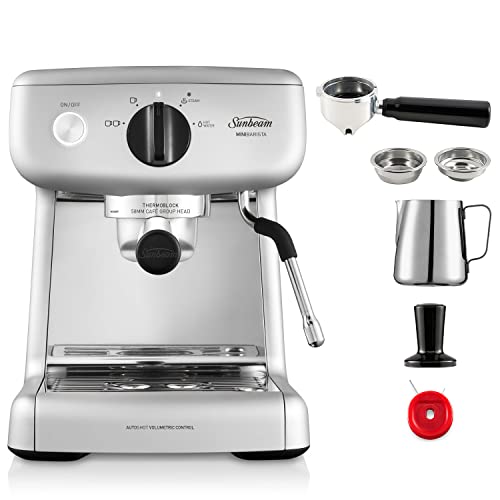 image for Sunbeam EM4300S Mini Barista Coffee Machine | Espresso, Latte & Cappuc