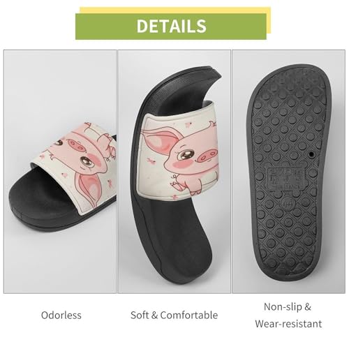Chaussons de cochon rose amusants pour vos moments de détente à la maison - 7