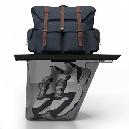 L LIQI Trunk Side Storage Bins with Lids for Tesla Model Y (Juniper) 2025–2026, Custom-Fit Rear Cargo Organizers, Waterproof TPE, Easy Clean, Left & Right Pair (2PCS), Microfiber Cleaning Cloth 1PCS by L LIQI - Used condition - Image 2