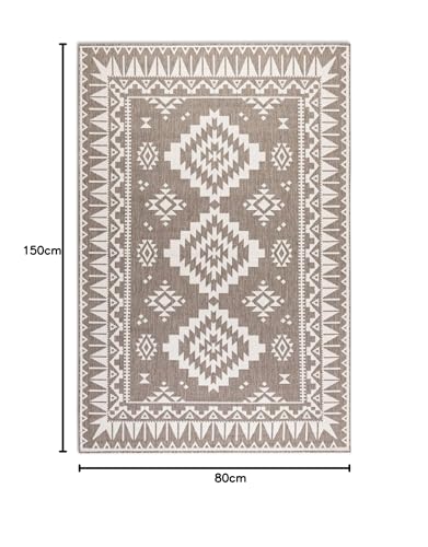 Tapis réversible ELLE Decoration toutes saisons étanche losanges