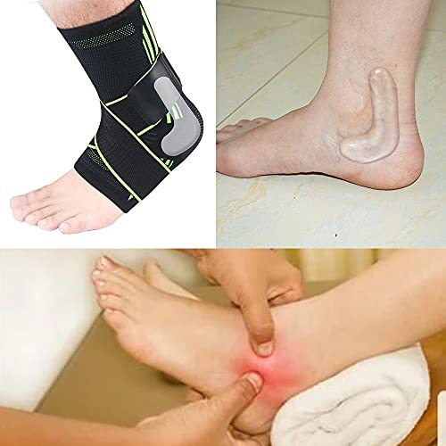 Ankle Support, Adjustable Ankle Brace, With Elastic & Breathable & Silicone Shock Absorber, Ankle Braces Used For Plantar Fasciitis, Stabilize Ligaments, Exercise, Recovery Sports Sprained (Xl/L) #TOP5