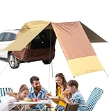 SUV テールゲート テント - 屋外テールゲート テント、カーテント | SUV リアテント、三面拡張シェードテント、屋外自動運転車サイドテント、5-8 人キャンプテント、車の日よけテント