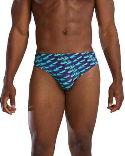 TYR Men's Durafast Elite Racer Brief Swimsuit