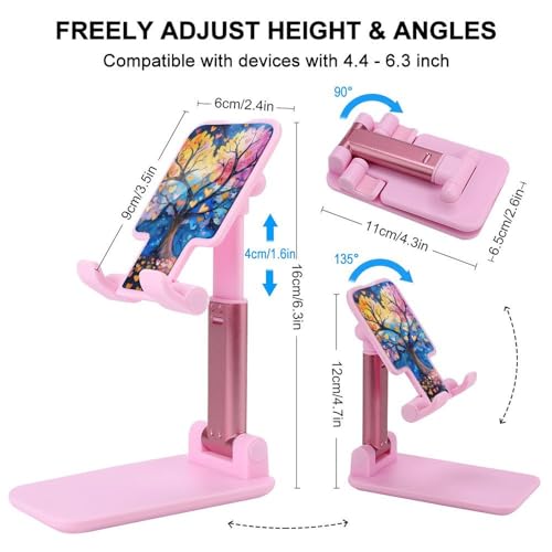 Support portable pliable compatible iPhone et support bureau stable - 2