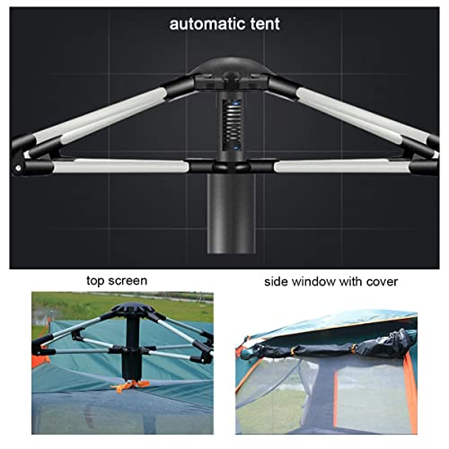 Carpa para 5-6 personas, portátil para camping y fiesta miniatura 5